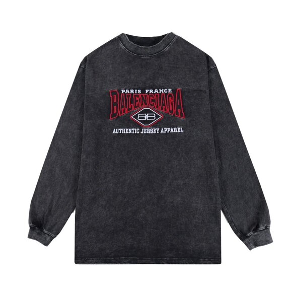 Balenciaga Other - Balenciaga black men's casual long-sleeved T-shirt